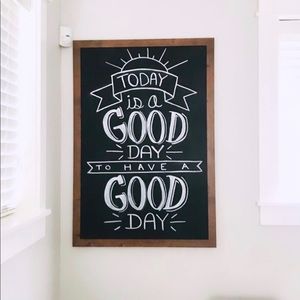 Chalkboard Style Sign